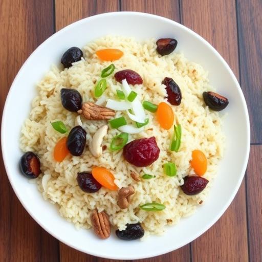 BASMATI RICE with NUTS and DRIED FRUIT