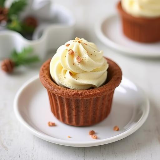 ALMOND PUDDINGS WITH CHRISTMAS PUDDING ICE CREAM