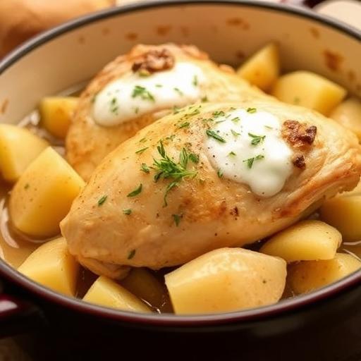 CHICKEN with APPLES