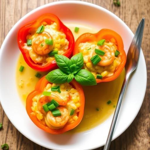 JAPANESE CUSTARD in a WHOLE RED PEPPER
