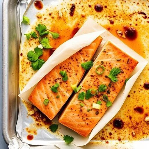 BAKED ASIAN FISH PARCELS
