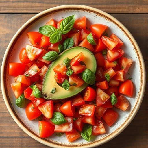AVOCADO WITH TOMATO SALSA