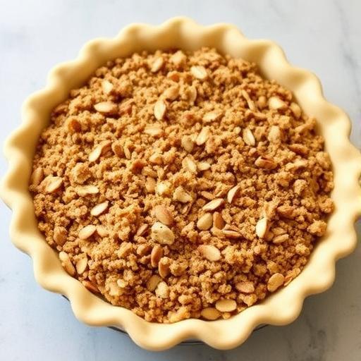 ALMOND CHERRY CRUNCH PIE