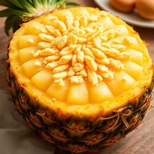 ANANAS A LA CRÈME (CREAM-FILLED PINEAPPLE)