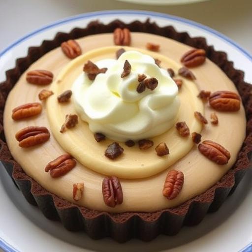 ALABAMA CHOCOLATE PECAN JUMBO CHRISTMAS FUDGE PIE