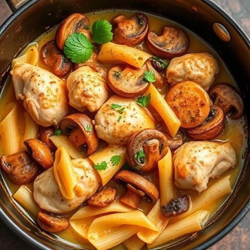 CHICKEN MARSALA with PEPPERS