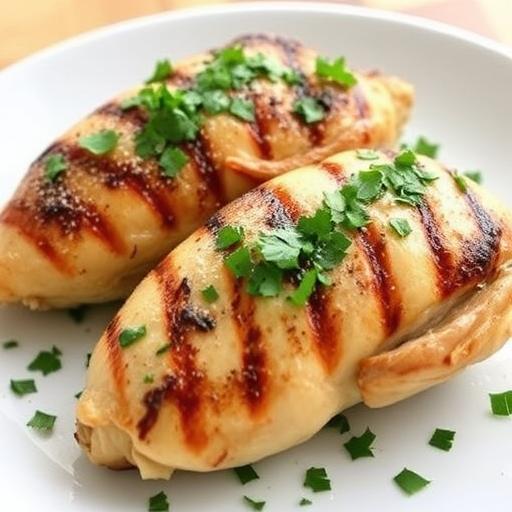 CHICKEN with GARLIC and PARSLEY