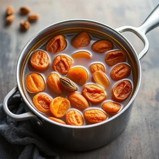 APRICOT ALMOND CAKE WITH ROSEWATER AND CARDAMOM