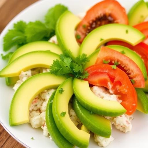AVOCADO and CRAB MEAT SALAD