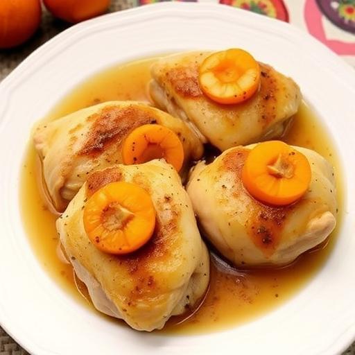 APRICOT CHICKEN THIGHS