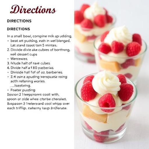LOW CALORIE IRISH TRIFLE CUPS