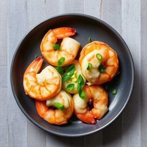 PRAWN AND SPRING ONION FRITTERS