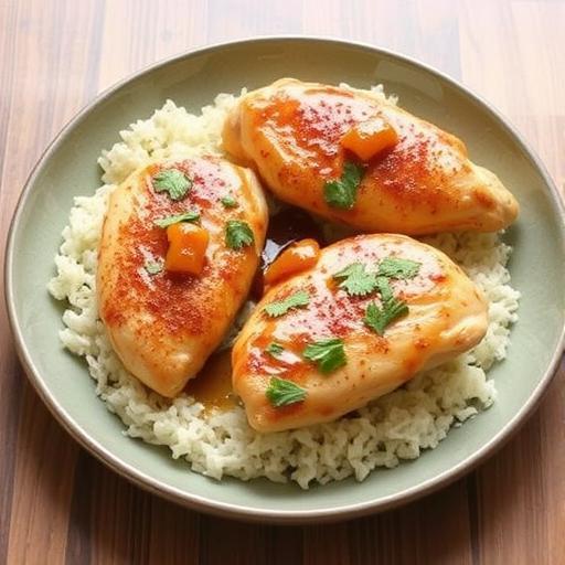 APRICOT GLAZED CHICKEN BREASTS