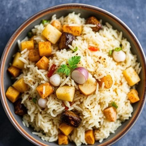 ALOO BAINGUN (VEGGIE POTATO AND AUBERGINE CURRY)