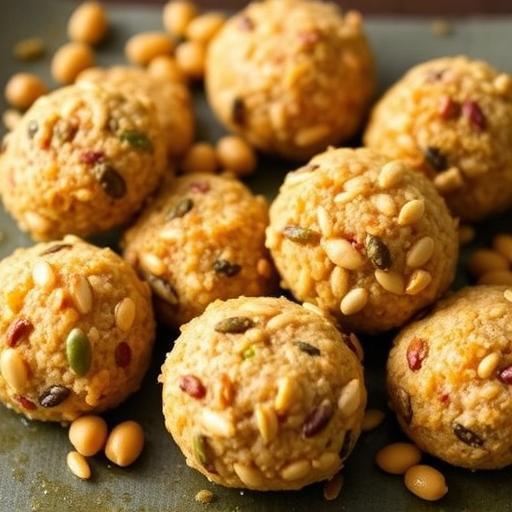 CROQUETTES DE COUSCOUS ET POIS CHICHES
